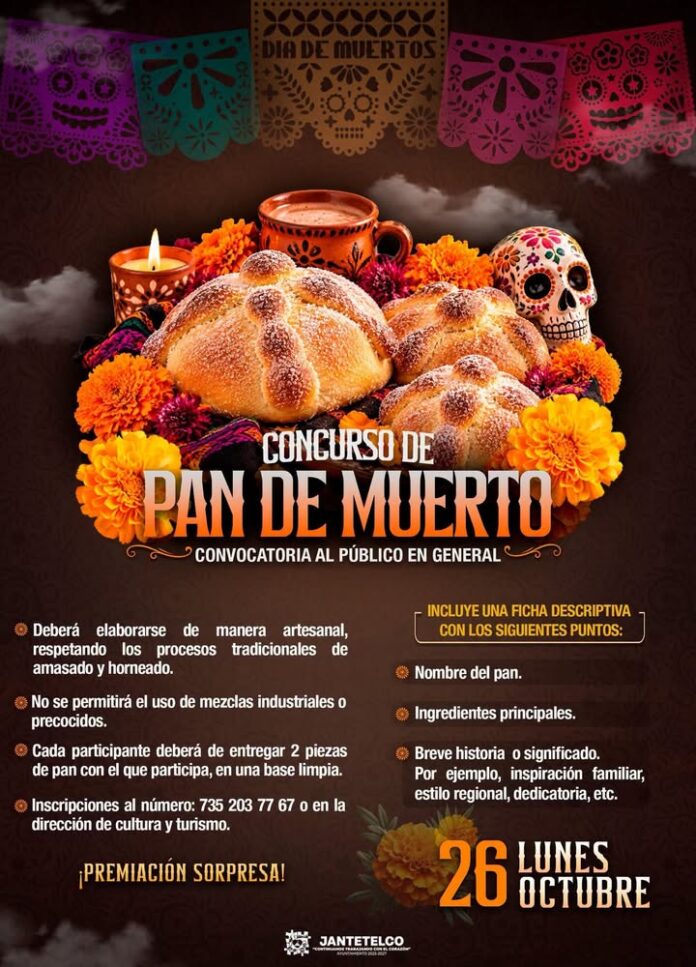 ¡¡Que Delicia!! Inscríbete en el Concurso de PAN de Muerto