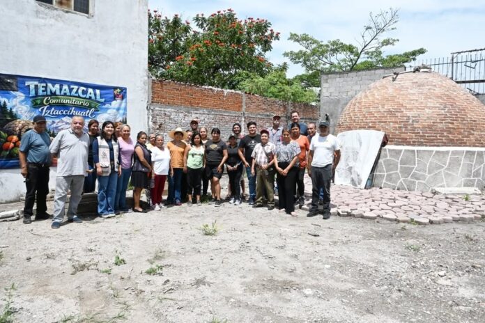 Impulsa Petate de Colores la Construcción de Temazcal Comunitario en Cuautla