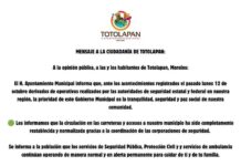 ¡A la Opinión Pública, a las y los Habitantes de Totolapan!