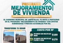 Últimos Días del Programa de Mejoramiento de Vivienda