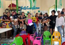 Entrega Ruth Rodríguez Mobiliario Escolar al Conafe en la Colonia 10 de Abril en Cuautla
