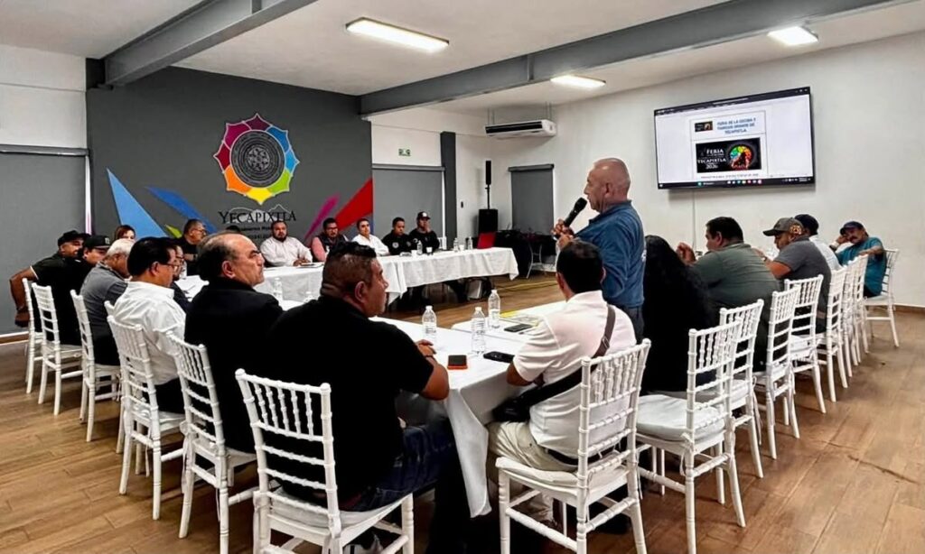 Llevan a Cabo Reunión de Coordinación en Materia de Seguridad y Protección Civil para la Feria de la Cecina y Tianguis Grande 2026