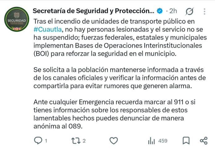 ¿Y la Seguridad en Cuautla Morelos?