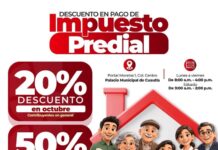 Gobierno de Cuautla Invita a Aprovechar Descuentos en el Pago del Impuesto Predial Durante Octubre