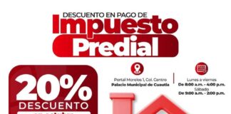 Gobierno de Cuautla Invita a Aprovechar Descuentos en el Pago del Impuesto Predial Durante Octubre