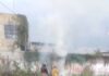 Bomberos de Cuautla Atiende Incendio de Pastizal en la Colonia Vicente Guerrero
