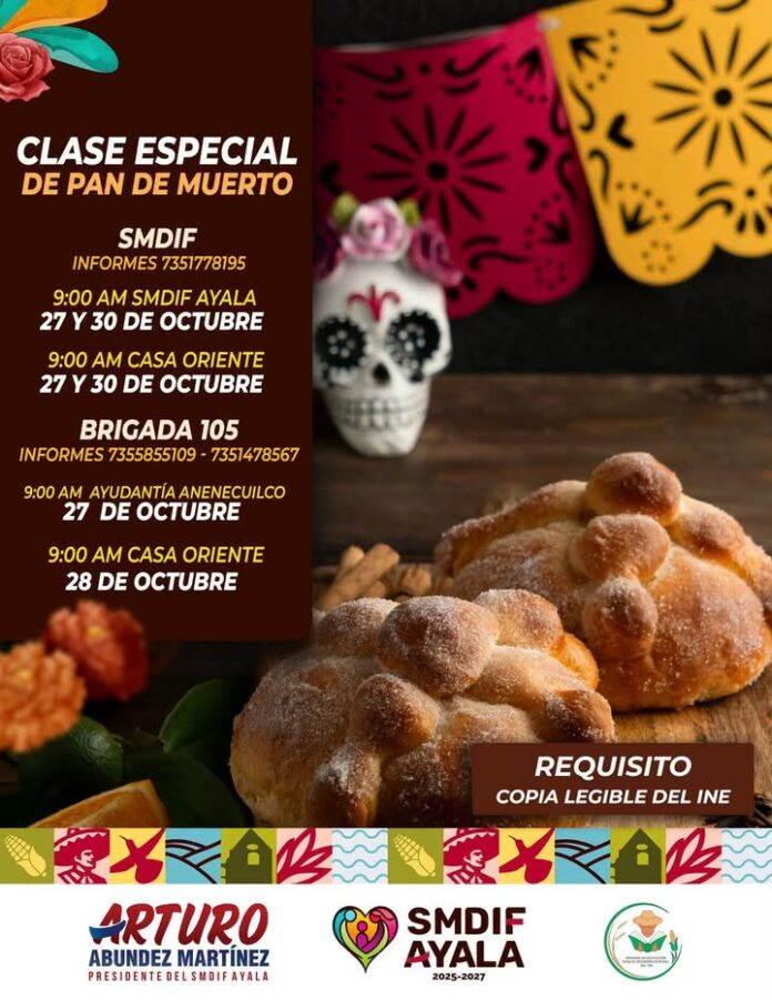 Clase Especial de Elaboración de PAN de Muerto