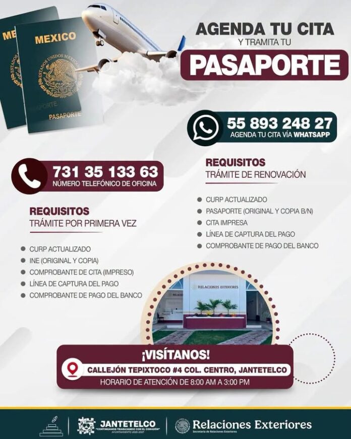 En Jantetelco Puedes Tramita Tu Pasaporte