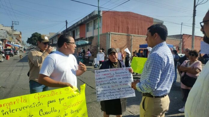 Liberan Calles en Cuautla Tras Diálogo Entre Comerciantes y Autoridades Municipales
