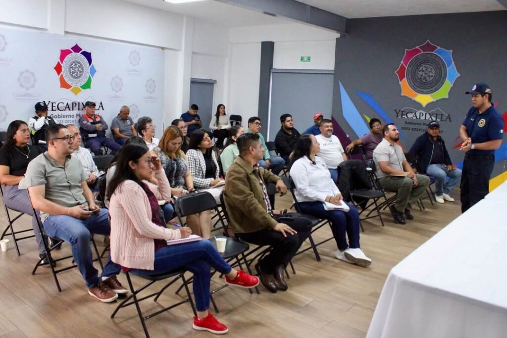 Realizan Capacitación en Atención de Emergencias en Eventos Masivos Rumbo a la Feria de la Cecina y Tianguis Grande 2026