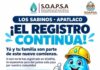 Continúa el Registro de Soapsa en San Pedro Apatlaco