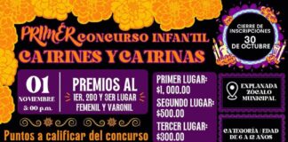 ¡Primer Concurso Infantil de Catrines y Catrinas en Yecapixtla!