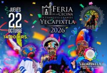 Tradicional Brinco del Chinelo para el Arranque de la Feria de la Cecina y Tianguis Grande Yecapixtla 2026