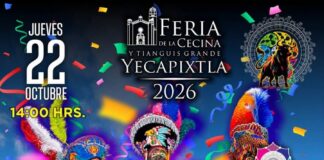 Tradicional Brinco del Chinelo para el Arranque de la Feria de la Cecina y Tianguis Grande Yecapixtla 2026
