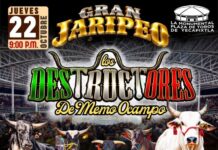 Gran Jaripeo en la Monumental Plaza de Toros con Rancho los Destructores de Memo Ocampo