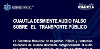Pánico en la Población • Cuautla Desmiente Audio Falso Sobre el Transporte Público