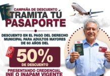 Eres Adulto de 60 Años Obten un Descuento Especial y Tramita Tu Pasaporte en Jantetelco