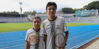 Representarán Mía y Santiago Ramírez a Morelos en el Torneo Nacional de Bádminton