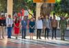 Salvador Molina Martínez Participa en Honores a la Bandera en el Parque Plan de Ayala