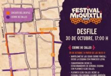 Anuncian Cierres Viales en el Centro Histórico de Cuernavaca por Desfile Miquixtli 2026