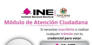 ¡El Módulo del INE Llega a Totolapan!