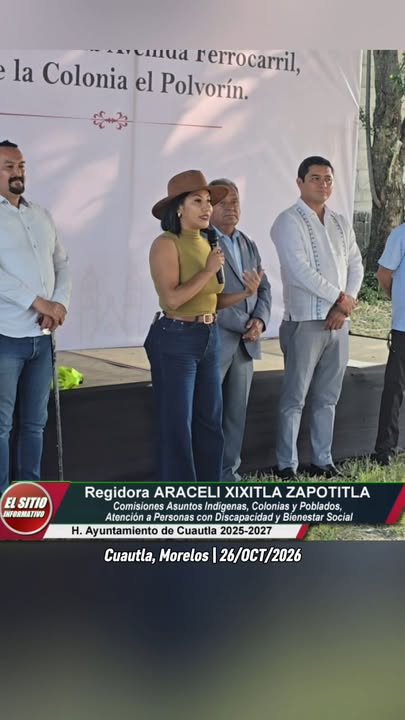 Destaca Araceli Xixitla que Obras en Cuautla Son Gratuitas y de Calidad