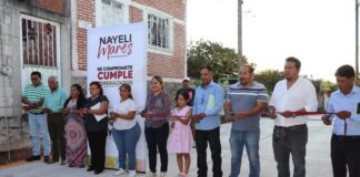 Avanzan Obras de Pavimentación en Calle Guadalupe Victoria y Rehabilitación de Cancha en el Salitre