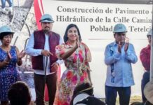 Participa Araceli Xixitla en Arranque de la Pavimentación del Camino a Casasano en Tetelcingo