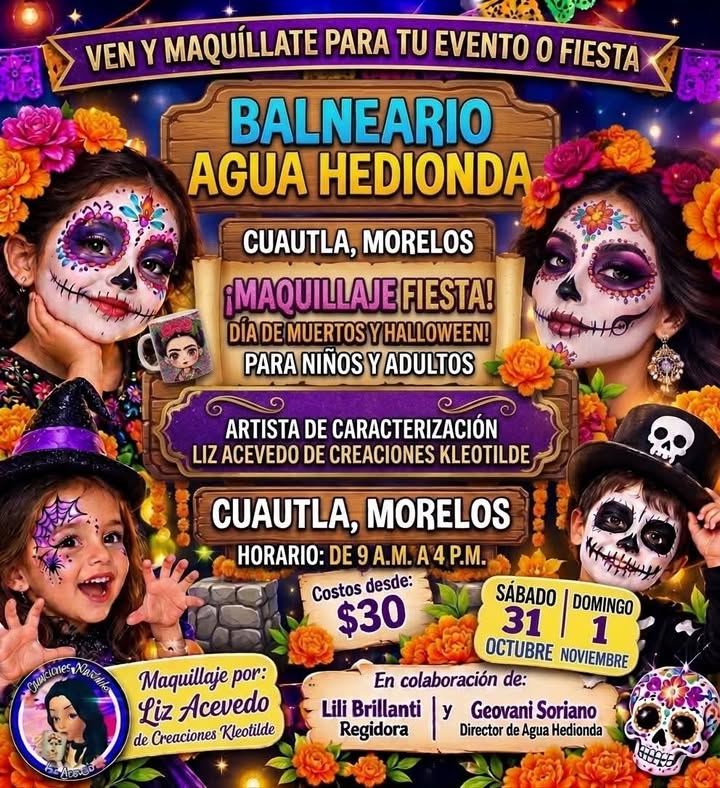 ¡Este 31 de Octubre y 1 de Noviembre, Caracterízate para Celebrar Nuestras Tradiciones!