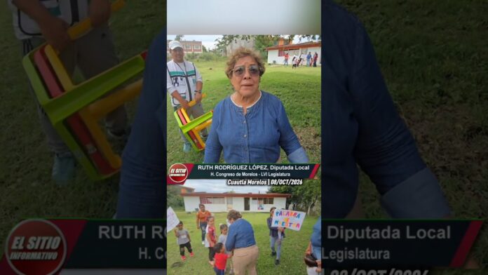Ruth Rodríguez López Lleva Apoyos al Conafe de Cuautla