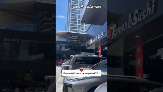 Terremoto de Magnitud 7.7 Sacude Panamá; Reportan Daños, Evacuaciones y Réplicas