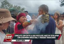 Concluye con Éxito Xxx Fiesta del Maíz en Totolapan con Ceremonia Ancestral y Trueque