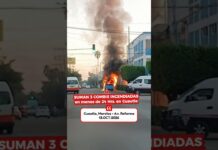 ¡Tres Combis Incendiadas en Cuautla! ¿Qué Está Pasando?