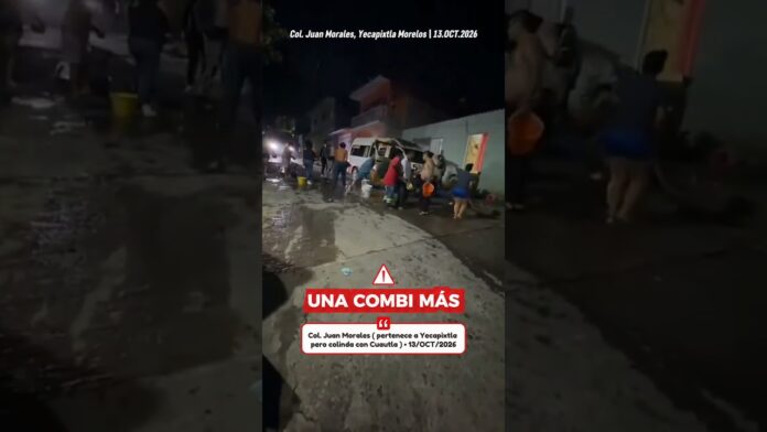 ¡Ola de Incendios Provocados! Reportan Otra Combi Quemada, Ahora de la Juan Morales