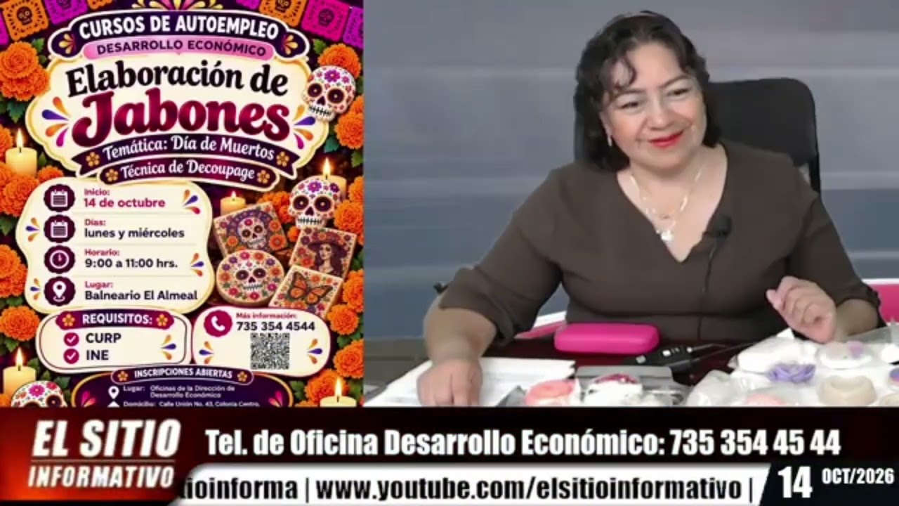 ¡Únete al Curso de Elaboración de Jabones con Temática de Día de Muertos!
