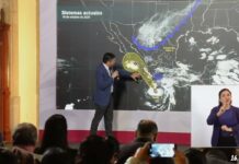 Huracán Trudy se Intensifica a Categoría 3; Sheinbaum Llama a Extremar Precauciones