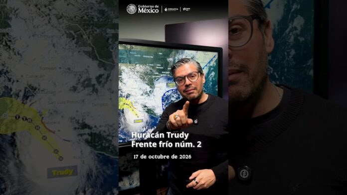 Smn Alerta por Lluvias Torrenciales; Huracán “Trudy” y Frente Frío 2 Agravan Condiciones